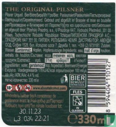 Pilsner Urquell  (330ml) - Afbeelding 2