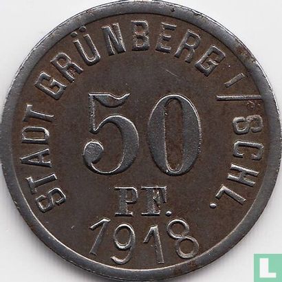Grünberg 50 pfennig 1918 - Image 1