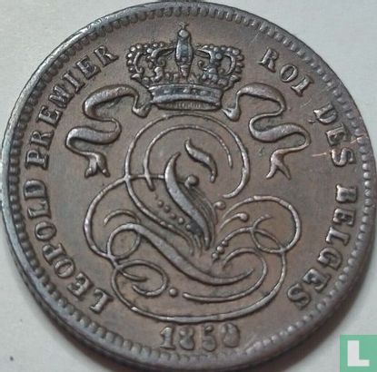België 1 centime 1850 - Afbeelding 1