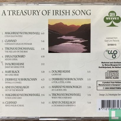 A Treasury of Irish Song - Afbeelding 2
