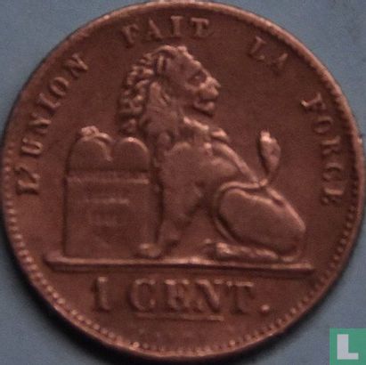 België 1 centime 1859 (type 1) - Afbeelding 2