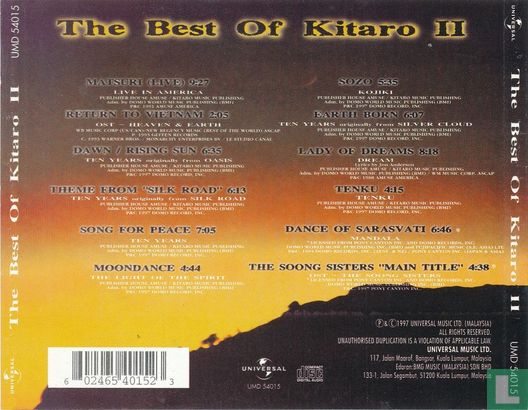 The Best Of Kitaro II - Afbeelding 2