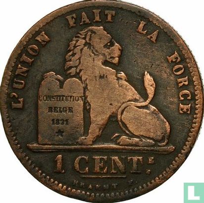 Belgium 1 centime 1874 - Image 2