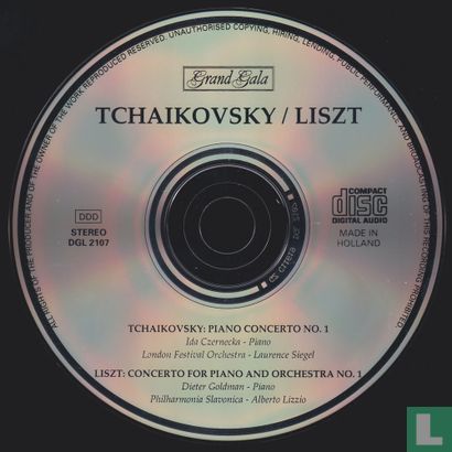 Tchaikovsky/Liszt: Piano Concerto No. 1 Op. 23 / Piano Concerto No. 1 In E Flat Major - Afbeelding 3
