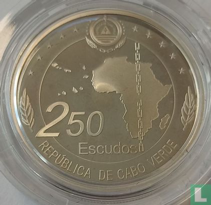 Cape Verde 250 escudos 2013 (PROOF) "50th anniversary Organisation of African Unity" - Image 2