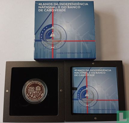 Kaapverdië 250 escudos 2015 (PROOF) "40th anniversary Independence and development" - Afbeelding 3