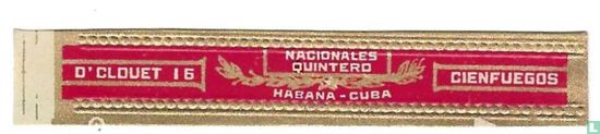 Nacionales Quintero Habana - Cuba -O'Clouet 16 - Cienfuegos - Afbeelding 1