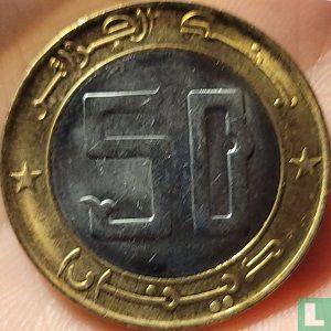 Algeria 50 dinars AH1440 (2019) - Image 2