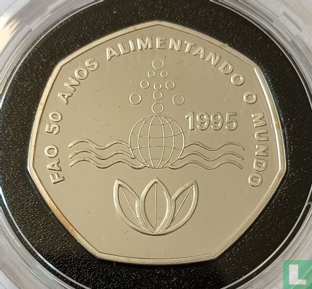 Cape Verde 200 escudos 1995 (PROOF) "50th anniversary FAO" - Image 1