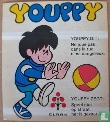   Youppy zegt:Speel niet op straat, het is gevaarlijk.