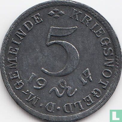 Weiler 5 Pfennig 1917 - Bild 1