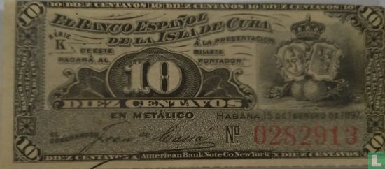 Cuba 10 centavos - Image 1