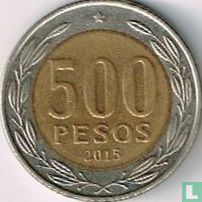 Chili 500 pesos 2015 - Afbeelding 1