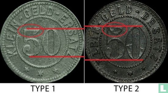 Wangen im Allgäu 50 Pfennig 1918 (Typ 1) - Bild 3