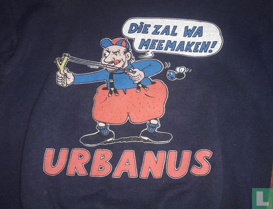 Urbanus trui 'Die zal wa meemaken! (blauw) - Afbeelding 2