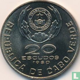 Kaapverdië 20 escudo 1980 - Afbeelding 1