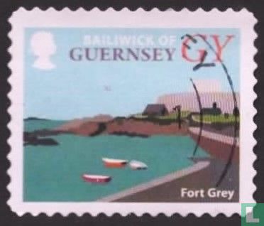 Küste von Guernsey