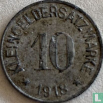Hof 10 pfennig 1918 (zink) - Afbeelding 1