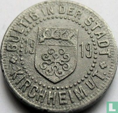 Kirchheim unter Teck 10 pfennig 1919 (zink) - Afbeelding 1