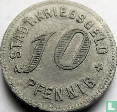 Kirchheim unter Teck 10 pfennig 1919 (zink) - Afbeelding 2