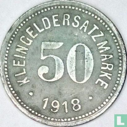 Hof 50 pfennig 1918 (zink - type 1) - Afbeelding 1