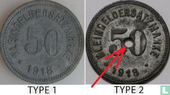 Hof 50 Pfennig 1918 (Zink - Typ 1) - Bild 3