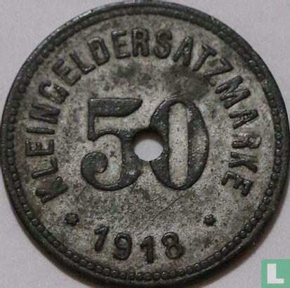 Hof 50 pfennig 1918 (zink - type 2) - Afbeelding 1