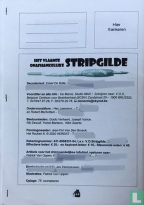 Stripgilde Infoblad - Afbeelding 2