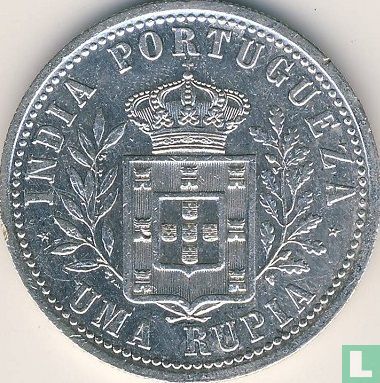 Portuguese India 1 rupia 1904 - Image 2
