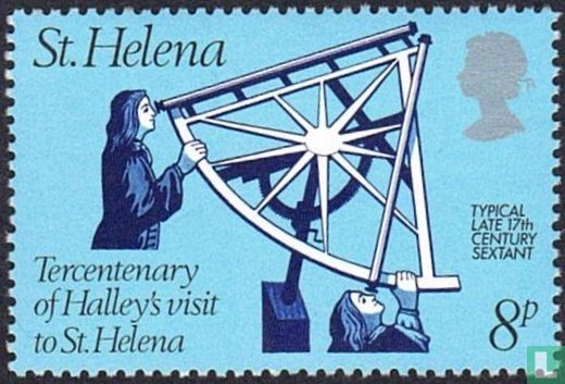 Bezoek van Halley aan St. Helena