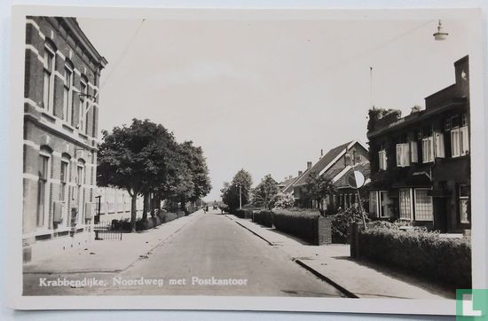 Noordweg met Postkantoor , Krabbedijke - Image 1