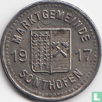 Sonthofen 5 pfennig 1917 (ijzer) - Afbeelding 1