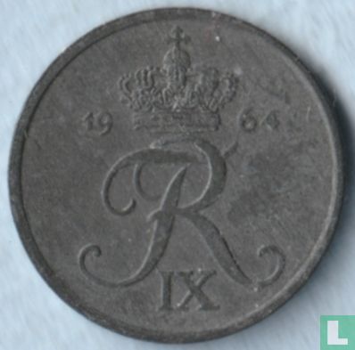 Danemark 1 øre 1964 (zinc) - Image 1