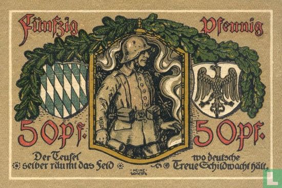Lindenberg, Ville - 50 Pfennig 1918 - Image 2