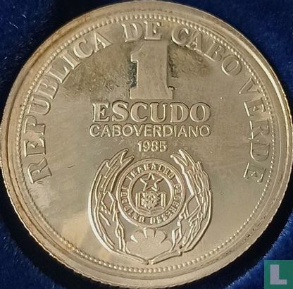 Kap Verde 1 Escudo 1985 (PP - Silber) "10th anniversary of Independence" - Bild 1