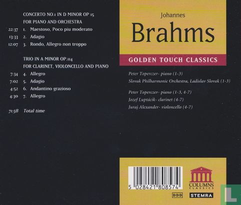 Brahms: Piano Concerto I - Clarinet Trio - Bild 2