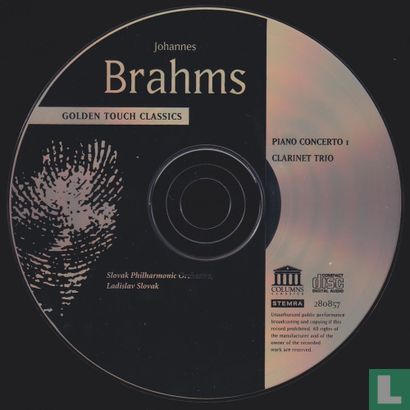 Brahms: Piano Concerto I - Clarinet Trio - Afbeelding 3