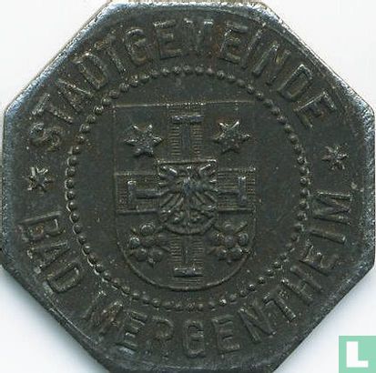 Bad Mergentheim 10 pfennig 1918 (ijzer - type 1) - Afbeelding 2