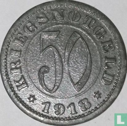 Reutlingen 50 pfennig 1918 (23.7-24 mm - type 1) - Image 1