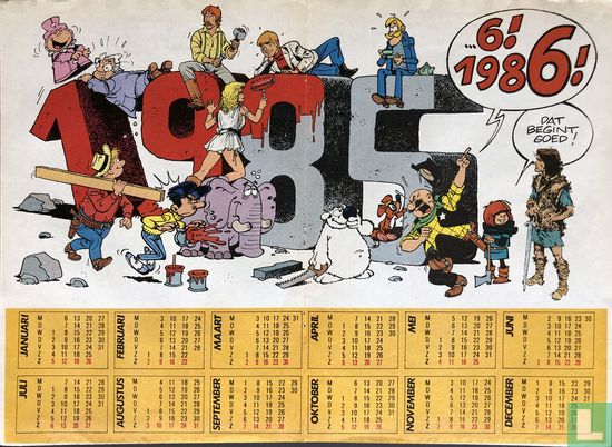 Kuifje kalender 1986 - Bild 1