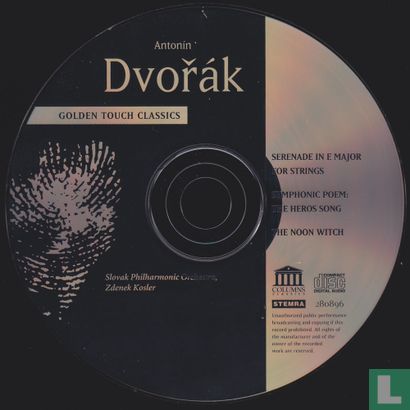 Dvorak: Serenade in E Major for Strings - Symphonic Poem: The Heros Song - The Noon Witch - Afbeelding 3