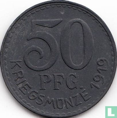 Neckarsulm 50 pfennig 1919 (zink) - Afbeelding 1
