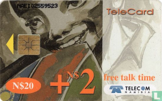 Namibia twelve years of Independence NAEI0255 - Telecom Namibia - LastDodo