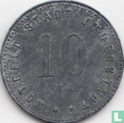 Immenstadt 10 pfennig 1919 (type 2) - Image 2