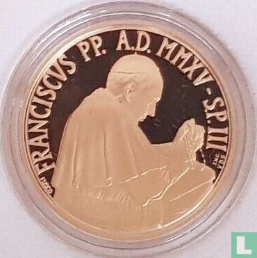 Vatican 50 euro 2015 (PROOF) "Pontifical Sanctuary of the Blessed Virgin Mary of the Holy Rosary of Pompeii" - Image 1