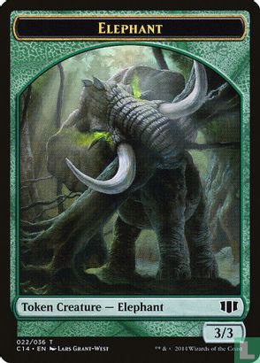 Elephant / Elf Warrior - Afbeelding 1