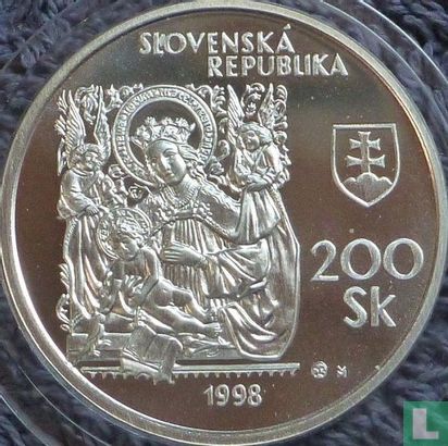 Slowakije 200 korun 1998 "50 years Foundation of Slovak National Gallery" - Afbeelding 1