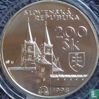 Slowakei 200 Korun 1998 "Spis Castle" - Bild 1