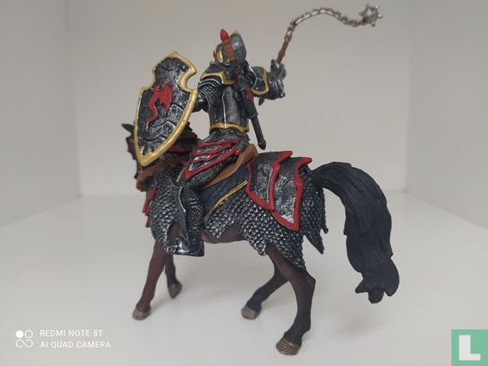 Dragon Knight on horse with morning star - Image 3