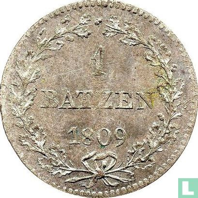 Bâle 1 batzen 1809 - Image 1
